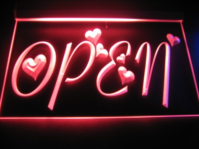 Open Logo Beer Bar Pub Store Light Sign Neon